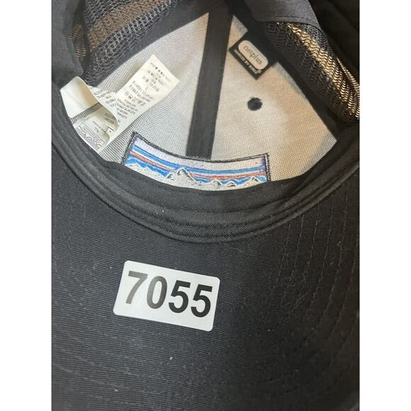 Patagonia Hat Cap Trucker Mesh Snap Back‎ Adjustable Blue Navy Outdoor - Picture 6 of 6